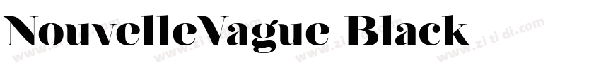 NouvelleVague Black字体转换